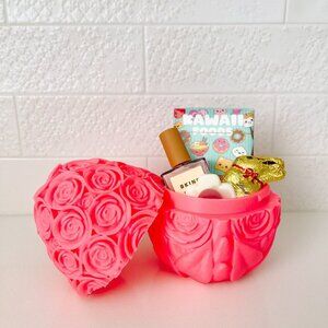 Large Rose-Covered Easter Eggs – Handcrafted Party Favors, Spring Decor, Wedding